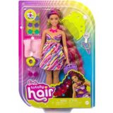 Barbie Upuzun Muhteşem Saçlı Bebekler Ve Aksesuarları Esmer Çiçekli Barbie