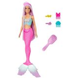 Barbie Uzun Saçlı Muhteşem Deniz Kızı 17 cm uzunluğunda renkli saçlı deniz kızı Barbie ile saç şekillendirme oyunlarına uygun aksesuarlar HRR00