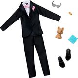 Barbie ve Ken'in Kıyafet Koleksiyonu 2'li Paketler Damat HWV77
