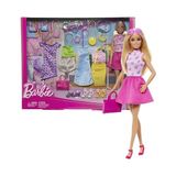 Barbie ve Muhteşem Kıyafetleri Barbie Bebek ve Kıyafetleri, Birlikte Giyilebilir Giysiler ve Aksesuarlar HKB07 + 2 Barbie Oyuncağı