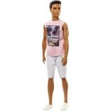 Barbie Yakışıklı Ken Bebekler - Kolsuz Tişörtlü