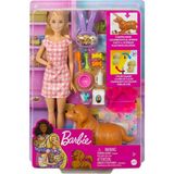 Barbie Yeni Doğan Köpekler Oyun Seti HCK75 (4 Adet)