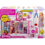Barbie Yeni Rüya Dolabı Oyun Seti Pembe Renkli Frozen Temalı 30 Aksesuar ile