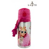 Barbie YENİ SEZON LİSANSLI ASKILI VE PİPETLİ 500ML MATARA