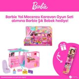 Barbıe® Yol Macerası Karavan | Sarışın Şık Barbie® Bebek Hediyeli