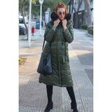 Barbora Günlük Kışlık Tam Boy Şişme Kadın Mont TR180HAKI - S