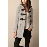 Barbora Şık Kışlık Kadın Kaşmir Kaşe Kaban - 2XL - Ekru