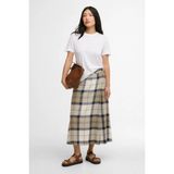 Barbour Ballina Midi Etek NY51 Dress Navy Tartan - Lacivert - 10