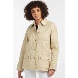 Barbour Beadnell Kapitone Ceket CR51 Pearl - Altın - Krem Rengi - 32