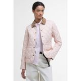 Barbour Deveron Kapitone Ceket PI14 Primrose Pink/ıce White - 42 - Pembe