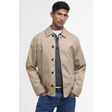 Barbour Erkek Short Rokig Waterproof Ceket ST71 Regular Kalıp Bej Pamuklu Günlük Kullanım İçin
