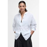 Barbour Hampton Gömlek WH12 White/safari Dress Tartan - XS - Beyaz