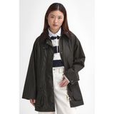 Barbour Kadın Beaufort Yağlı Ceket OL71 Olive-Classic - Yeşil - 42