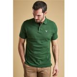 Barbour Ol72 Olive MML0012-835 Tartan Pique Polo Yaka T-shirt