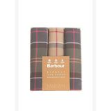 Barbour Tartan Desen Mendil Set TA11 Barbour Tan