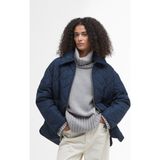 Barbour Tessa Kapitone Ceket NY51 Navy-Dress - 34 - Lacivert