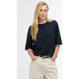 Barbour Verona Triko Bluz NY99 Dark Navy/cloud - Lacivert - Beyaz - 34