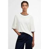 Barbour Verona Triko Bluz WH71 Dark Navy/cloud - Beyaz - Lacivert - 36
