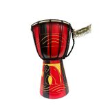 Barc Ahşap Djembe Otantik Çalgı 30Cm Mahonı Agacı Keçi Derisi Darbuka Davul