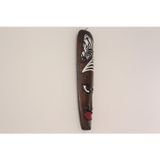 Barc Shop Ahşap Otantik Mask Zebra 50Cm Duvar Süsü Dekoratif Maske
