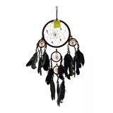 Barc Shop Rüya Kapanı 16 Cm Dream Catcher K.kahve Duvar Dekorasyon Düş Kapanı Gerçek Kuş Tüyleri