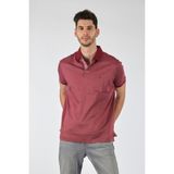 Barca Erkek Polo Yaka Kısa Kol T-Shirt - Regular Fit - Günlük Stil - Kırmızı