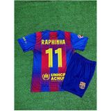 Barcelona 2025/26 Raphinha Iç Saha Çocuk Forması - Bordo - 5 - 6 Yaş