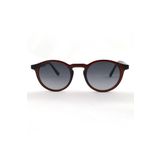 Barcelona B-5021-c04 Unisex Güneş Gözlüğü Kahverengi Leopar Kemik Çerçeve Füme Cam