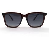Barcelona B-5031-c04 Unisex Güneş Gözlüğü Kahverengi Leopar Kemik Çerçeve Füme Cam