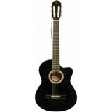 Barcelona LC 3900 CEQ BK Elektro Klasik Gitar 4/4 Tam Boy Ihlamurağacı Üst Kısım ile
