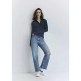 BARCELONA Mid Blue Denim Kadın Kot Pantolon M101047-89197