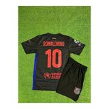 Barcelona Yeni Sezon Ronaldinho Çocuk Forması (Black)