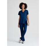 Barco Grey’s Anatomy Elevate 7188 - 7228 Kadın Scrubs Takımı – İthal, 6 Cepli, Premium ve Gün Boyu Konfors Sağlayan Doktor / Hemşire Forması - Lacivert - XL
