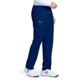 BARCO Grey's Anatomy Scrubs - Erkekler için Evan Scrub Pantolon, Fermuarlı Elastik Bel, Düz Bacak Erkek Ovma Pantolonu, İndigo (Lacivert), XS