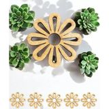 Bardak Altlığı 6'lı Set - Yonca