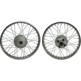 Bardakcı Bike Cg 18 -18 Ön Arka Kampanalı 36 Telli Düz Tel Jant Takımı (1.40X18-1.60X18) - Gri