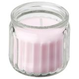 Bardakta kokulu mum, pembe, 12 saat, Yasemin