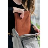 Bards Atelier Hakiki Deri 13-14 Inç Macbook Pro Kılıfı (M1-M2-M3 Uyumlu) - Açık Kahverengi