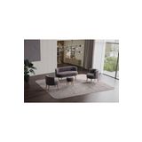Barella Home Living Panda Çay Seti Koltuk Takımı,Berjer Ve Puf (Ofis Balkon Cafe Bahçe Salon Mobilyası) (4) Lü Takım