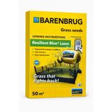 BARENBRUG Çim Tohumu 50 m² Resilient Blue Lawn – Dayanıklı, Hızlı Toparlanma Özellikli Çim