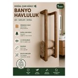 BARENDA Banyo mutfak havluluk DOĞAL AHŞAP çeyizlik dekorasyon ev