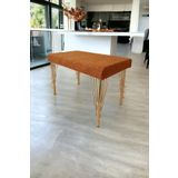 BARERMO lüx puf Bench, Puf, Sandalye, Oturak, Tabure, Makyaj Masası Sandalyesi, Dresuar Pufu
