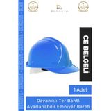 #Baret Essafe Ce Belgeli Ekonomik Havalandırmalı Ayarlı Mühendis Güvenliği Mavi Emniyet Bareti