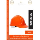 #Baret Essafe Ce Belgeli Ekonomik Havalandırmalı Ayarlı Mühendis Güvenliği Turuncu Emniyet Bareti