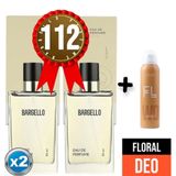 Bargello 112 EDP 2x50 ml Kadın Parfüm + Floral 150 ml Deodorant