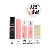 Bargello 122 Set ( Parfüm - Saç Parfümü - Body Mist - Deodorant - Duş Jeli)