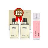 Bargello 122X2(2Adet) Edp Kadin Parfum 50 Ml + No : 122 Body Mist Oriental 210 Ml Edt 3 Adet Urun