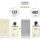 Bargello 123 + 685 Kadın / Erkek Parfüm Edp 50 ml Floral / Fresh - MNMS123685 - 100 ml