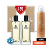 Bargello 139 EDP 2x50 ml Kadın Parfüm + Floral 150 ml Deodorant