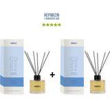 Bargello 2x Bahar Çiçeği Dekoratif Ortam Kokusu 120 ml Cool Place - Bambu Çubuklu
